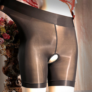 Thin Large Size Stockings with Open Crotch No <strong>slip</strong> Silky and Fully Transparent Sexy and Fun Ladies' Underwear - Product Image 6