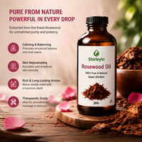Huile essentielle de bois de rose 100% pure et fraîche, de haute qualité, pour massage corporel, soin des cheveux, aromathérapie, biologique