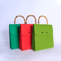 Sac anti-poussière en feutre épais et doux, réutilisable, multi-tailles, essentiel pour le rangement et l'emballage de sacs à main, chaussures et pochettes