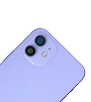 Coque arrière de rechargement sans fil avec câble flexible et lentille d'appareil photo pour iPhone 12 Mini 12 – Pièces de châssis arrière