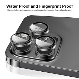 <span class=keywords><strong>Protector</strong></span> de Cristal Templado para <span class=keywords><strong>Cámara</strong></span> Trasera de <span class=keywords><strong>iPhone</strong></span> 17 Pro Max 16 Pro, Transparencia HD, Revestimiento AR, Cubierta de Lente Metálica a Prueba de Explosiones - Product Image 6