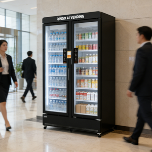 Máquinas Expendedoras <span class=keywords><strong>de</strong></span> Bebidas Refrigeradas y Snacks Saludables <span class=keywords><strong>de</strong></span> la Marca Qingo con Pago con Tarjeta Bancaria/Efectivo/Monedas - Product Image 1