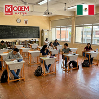 MINYI BAND Bureau d'école Mexique Mobilier éducatif Aménagement de salle de classe Ensemble étudiant Bureau d'étude avec chaise intégrée