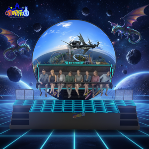 Pantalla de Proyección Inmersiva de 360 Grados para Interiores, Personalizada en Metal, Simulación de Domo Completo para Castillos Temáticos - Product Image 1