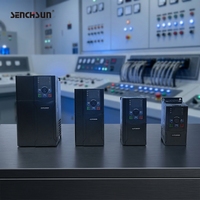 Konverter Frekuensi Industri Senchsun Fase Tunggal 750W 220V Kontrol Torsi Langsung IP20 Motor Kompresor Model 760 VFD