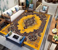 Tapis floral bohème moderne pour salon, fabriqué à la machine, respectueux de l'environnement, adapté aux animaux domestiques, sur mesure, épaisseur 6 mm