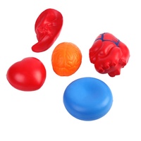 Organes humains en mousse de PU Jouets en mousse de PU personnalisés Stress Main/pied Jouets à presser Logo imprimé personnalisé