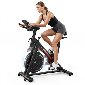 Cyclette Professionale per Allenamento Cardio Domestico, Bici da Spinning per Esercizio Completo del Corpo - Product Image 1