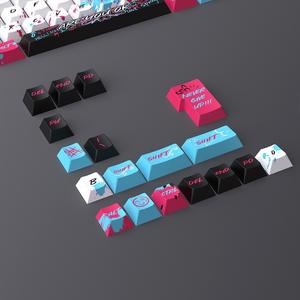 <span class=keywords><strong>Manga</strong></span> Style Graffiti Chaleur Sublimation Original PBT Clavier Mécanique Keycaps 126 Touches Compatible 68/84/87/98 Disposition Keycaps - Product Image 4