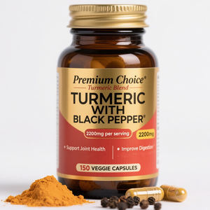 QINSHANTANG Label pribadi kapsul Kurkumin suplemen dengan ekstrak akar kunyit kapsul bubuk kunyit dengan lada hitam - Product Image 1