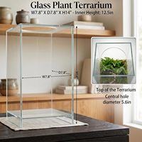 Terarium Tanaman Profesional Dengan Lampu LED Tumbuh PPFD Tinggi CRI 95 Spektrum Penuh untuk Venus Flytrap Drosera Lumut Lanskap Mikro