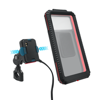 Étui de téléphone pour moto étanche, chargeur sans fil et multi-ports