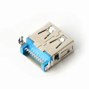 Usb Smt Af 3.0 Female Usb 3.0 Af Smt Connector Usb Smt 3.0 Flat Female Connector