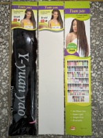 Extensions de Cheveux Synthétiques Jumbo Ombré Pré-Étirement "Expression" Pré-Étiré 82 Pouces 165g en Gros Pas Cher