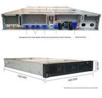 Serveur en rack ThinkSystem SR650 V4, processeur Intel Xeon 2,10 GHz, 16 Go de mémoire, carte mère ITX, faible profondeur, boîtier 2U, en stock