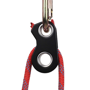 Dispositivo di protezione individuale per Carabiner con puleggia laterale mobile <span class=keywords><strong>in</strong></span> alluminio per alpinismo e salvataggio - Product Image 4