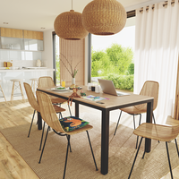 LOGICDATA Vente en gros - Cadre de bureau assis-debout réglable à quatre pieds avec moteur sans balais et colonne INLINE pour bureau à domicile