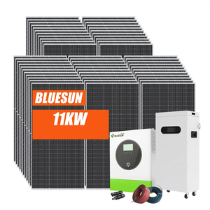 Sistema Completo de Energía Solar Híbrida para el Hogar, Fuera de la Red, con Paneles Monocristalinos de Silicio, Potente Configuración de 11kw, Precio Transparente - Product Image 1