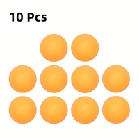 Balles de tennis de table 40+ jaunes et blanches, de haute qualité, sans couture, haute élasticité, durables pour l'entraînement, les jeux et la décoration