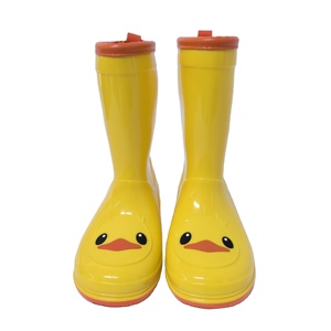 Yellow Cartoon <strong>Duck</strong> Kids PVC Water Proof <strong>Rain</strong> <strong>Boots</strong> - Product Image 5