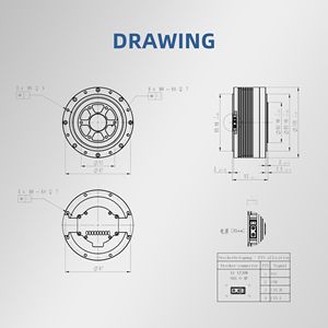 ZBDynamiX ZPA81-12-18-D 105 mm Außendurchmesser 18:1 Untersetzungsverhältnis Hochdrehmoment Planetengetriebe-Robotergelenkmodul für Humanoide Roboter CE RoHS - Product Image 4
