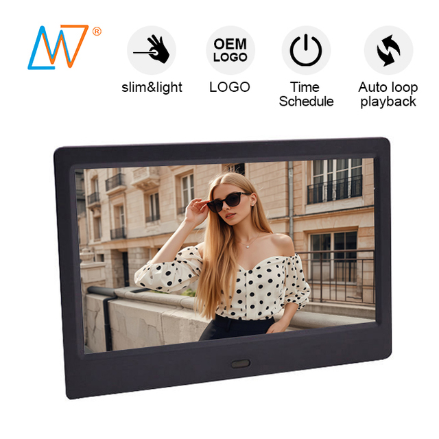 Small 7 Inch Indoor Shelf Digital Signage LCD Advertising Display Mp3 Mp4 Video Player 7" Monitor