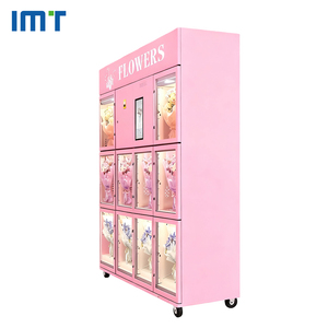 ตู้ทำดอกไม้สด10ช่องสำหรับแช่เย็นและบริการตนเองตู้จำหน่ายช่อดอกไม้ทางเข้ารถไฟใต้ดิน - Product Image 4