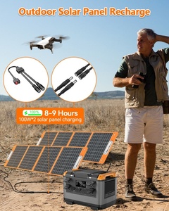 Năng lượng mặt trời giải pháp 2000W UPS lithium cung cấp điện trạm năng lượng mặt trời Máy phát điện xách tay 1000W LiFePO4 Pin cho nhà cắm trại sao lưu - Product Image 5