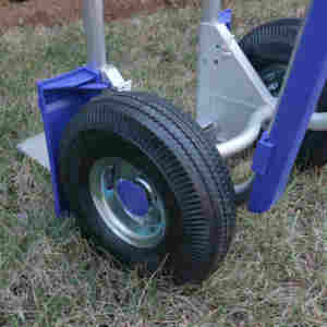 Hanak Best Seller HT1888 Camión de mano de aluminio de doble propósito Carretilla industrial de servicio pesado Estructura de malla Carro más vendido - Product Image 3