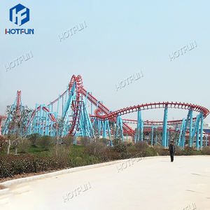 Meilleures attractions de parc d'attractions populaires et amusantes en vente, montagnes russes en fibre de verre, intérieur/extérieur - Product Image 4