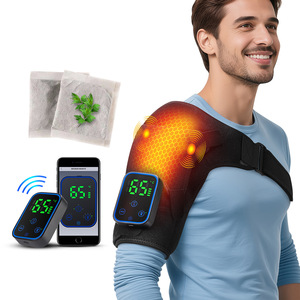 Almohadilla de hombro inteligente con vibración y calentamiento rápido, con control por aplicación, para alivio del dolor, dispositivo de masaje para uso doméstico. - Product Image 2