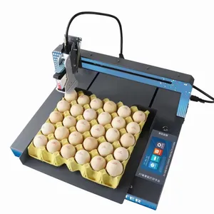 Machine d'impression automatique d'imprimante de date d'oeuf/machine d'estampage d'oeufs/imprimante à jet d'oeufs de tête