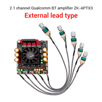 Carte amplificateur ZK-APTX3 Bt 2.1 canaux 300W+300W+600W, puce amplificateur Tpa3255, caisson de basses, système audio stéréo, égaliseur, amplificateur