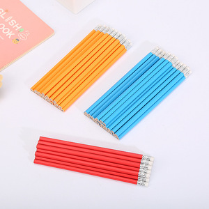 Lápices Estándar de 7.5 Pulgadas con Borrador Personalizado, Lápices de Grafito con Cuerpo de Madera, Papelería - Product Image 1