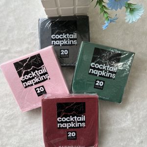 Tovaglioli colorati per la cena in <span class=keywords><strong>carta</strong></span> airlay, 1/4 piegati 10 "x 10" asciugamani usa e getta per gli ospiti - Product Image 2