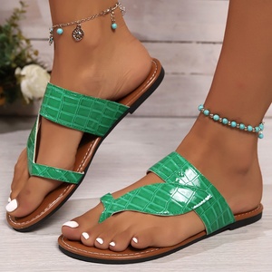 Sandalias de Playa Planas para Mujer, Estilo Europeo Americano, Sencillas, Cómodas, Informales, Estampadas, Venta al Por Mayor - Product Image 4