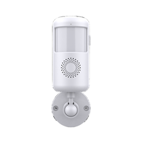 PGST Tuya Smart Zigbee PIR Alarme Mainframe Détecteur de mouvement humain ABS sans fil connecté à d'autres détecteurs