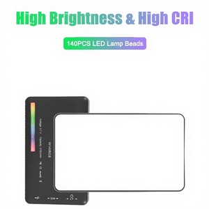 La <span class=keywords><strong>Mejor</strong></span> Luz de Video LED RGB a Todo Color <span class=keywords><strong>Flash</strong></span> W140, Iluminación de Estudio <span class=keywords><strong>para</strong></span> Fotografía, <span class=keywords><strong>para</strong></span> Cámaras Canon y <span class=keywords><strong>Nikon</strong></span>, Luz de Relleno <span class=keywords><strong>para</strong></span> Vlog - Product Image 1