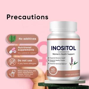 อาหารเสริมสำหรับผู้ใหญ่แคปซูล Myo-<span class=keywords><strong>Inositol</strong></span> D-chiro ความสมดุลของฮอร์โมนความอุดมสมบูรณ์ของผู้หญิง - Product Image 5