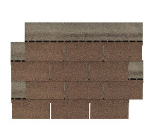 Bardeaux d'asphalte faciles à installer Bardeaux de toiture en asphalte de couleurs personnalisées pour villa Maison en bois - Product Image 6