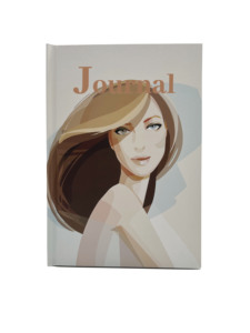 Trường hợp tùy chỉnh ràng buộc Chất lượng cao giấy máy tính xách tay thiết kế cảm xúc tự tình yêu màu đen Cô Gái lòng tốt cá nhân cầu nguyện Tạp Chí - Product Image 3