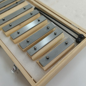 Orff Percussion Instrument Teaching Aids Brick Aluminum Plate Xylophone Hand Percussion <b>Sound</b> <b>Bar</b> Instrument Wooden - Product Image 5
