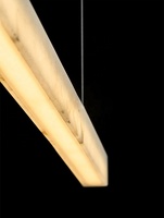 Lustre à suspension simple et moderne en albâtre pour table à manger, îlot de cuisine, lampes suspendues décoratives pour la maison