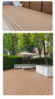 Planches de terrasse en composite bois-plastique (WPC) pour balcon extérieur, anti-UV, imperméables et anti-corrosion, à poser soi-même