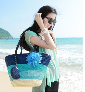 Borsa di paglia per mercati <span class=keywords><strong>online</strong></span> cinesi elegante borsa a tracolla a spalla da donna per shopping drogheria regalo eco custom tote bag - Product Image 1