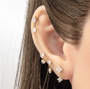 WT Titanio 16G/18G Piercing Labret sin Rosca con Colgante de Circonita para Cartílago, Venta al por Mayor de Piercings para Hélice y Tragus - Product Image 6