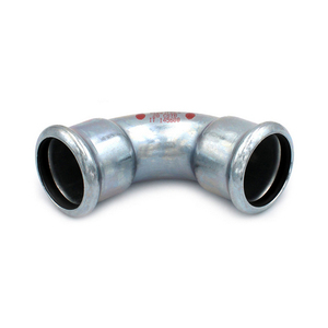 Conector de Tubería de Acero al Carbono de 90 Grados, Diámetro 35, para Instalación de Tuberías - Product Image 1