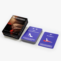 Fabrication en usine couple amusant question ventures jeu de cartes impression personnalisée couples jeux de cartes chambre adulte Position carte de jeu