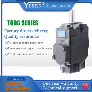 อะไหล่ปั๊ม T6DC T6EC ปั๊มใบพัด T6DC-045-014-2R00-C1 ปั๊มไฮดรอลิกคู่ 240 บาร์ T6DC-031-17-1R01-B1 - Product Image 6