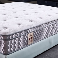 Matelas orthopédique à ressorts ensachés Euro Hotel de haute qualité, en mousse à mémoire de forme, compressé, pour lits Queen et King Size